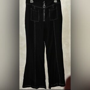 Fashion Nova Black Wide Leg Pants